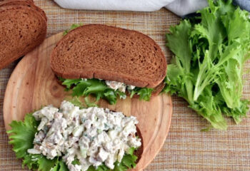 Turkey Salad on Rye Side Salad