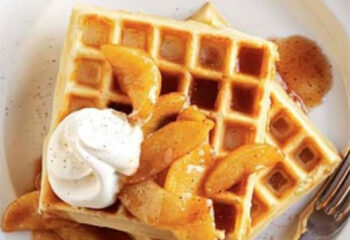 Waffles Cinnamon Apples