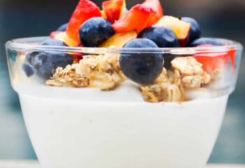 Yogurt Fresh Fruit Cinnamon Granola